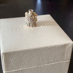 Pandora silver angel charm